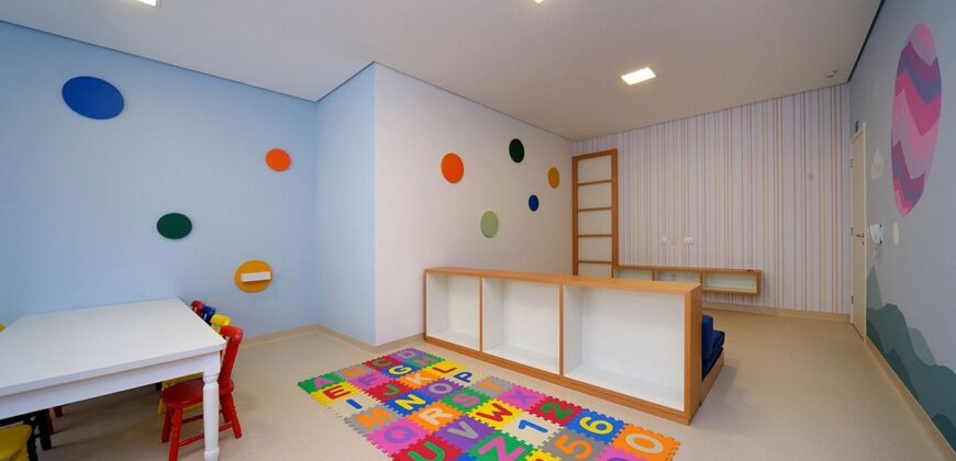 Apartamento pronto com churrasqueira à carvão