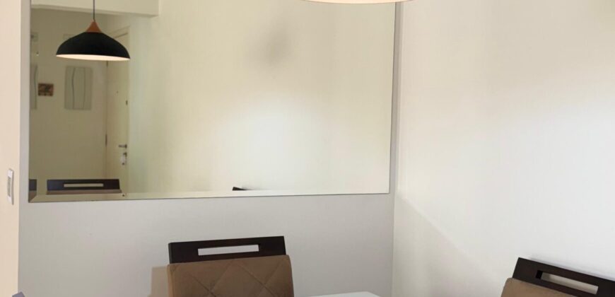 Apartamento pronto com churrasqueira à carvão