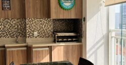 Apartamento pronto com churrasqueira à carvão